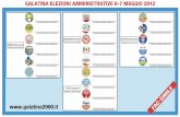 Fac Simile scheda elettorale amministrative Galatina 2012