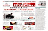 Paolo Borsellino tradito da  un Carabiniere
