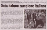 Articolo quotidiano "La Voce di Rovigo" del 03 Maggio 2011