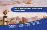 San Giacomo Festival: stagione giugno - settembre 2009