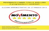 Brochure Programma Amministrative M5S Avellino