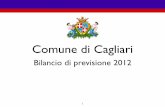 Bilancio di previsione 2012 del Comune di Cagliari