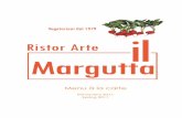 Menu Primavera 2011 - Il Margutta Ristor Arte