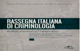 Rassegna Italiana di Criminologia 3-11