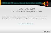 OS3 Linux Day 2010 Non supporto piu Windows â€“ passare a Ubuntu