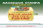 Colletta Alimentare 2011, rassegna stampa 19/11/2011