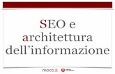 SEO - Architettura dell'informazione