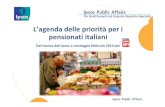 L'agenda delle priorità per i pensionati italiani