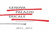 Programma Fondazione Palazzo Ducale 2012 2013
