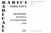Radici Radicali 1965-1975. Archizoom Pettena Superstudio UFO