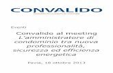 Consorzio Convalido al meeting Econetwork, Pavia, 18/10/2013