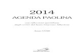 Agenda Paolina 2014