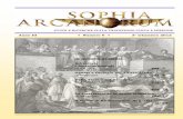 Sophia Arcanorum n. 6 - 3° trim. 2013
