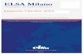 ELSA Milano - Gazzetta Ottobre 2012