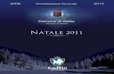 Amministrazione Comunale di Gallio. Notiziario di metà mandato. Natale 2011