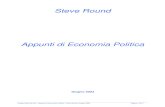 Appunti Di Economia Politica