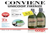 Offerte valide dal 4 Ottobre 2012 al 17 Ottobre 2012 nei supermercati Unicoop Firenze
