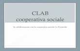 Un esperienza di responabilità sociale d'impresa - CLAB soc coop
