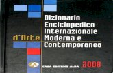 DIZIONARIO ENCICLOPEDICO INTERNAZIONALE D’ARTE MODERNA E CONTEMPORANEA 2008