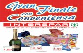 Gran Finale con Convenienza INTERSPAR dal 27.11.2011 al 05.01.2012