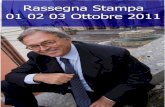 Rassegna Stampa 01 02 03 Ottobre 2011