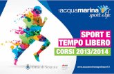 Sport e Tempo libero - Corsi 2013/2013