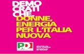 Donne, energia per l'Italia nuova