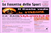 La Fanzetta dello Sport - 5 novembre 2012