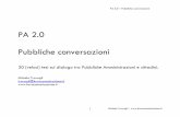 PA 2.0 - Pubbliche conversazioni