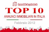 Top10 Annunci immobiliari da privato Febbraio 2012