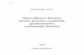 Miscellanea e cronologia bosina