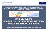 POF a.s. 2008-2009 - 3° Circolo Didattico "G. Martinez" di Galatina (Le)