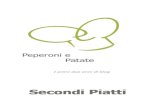 Secondi Piatti - Peperoni e Patate