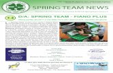 Spring Team News - N. 14