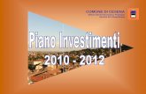 Piano Investimenti 2010-2012