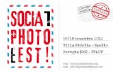 Perugia Social Photo Fest - programma