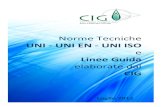 Elenco norme tecniche e linee guida CIG