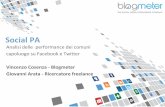 Vincenzo Cosenza / Social PA analisi della performance dei Comuni
