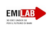 EmiLab - 30 idee under 30 per il futuro di Bari
