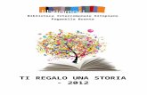 Bibliografia 2012 ti regalo una storia