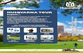 Husqvarna Tour:gli appuntamenti fino all'11 novembre