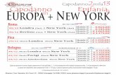 CAPODANNO IN EUROPA +EPIFANIA A NEW YORK
