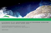 II Relazione sullo stato delle Alpi: L’acqua e la gestione delle risorse idriche - Sintesi