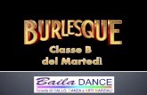 Corso di Burlesque del Marted¬ (21.30-23.00)
