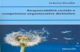 Responsabilità Sociale e Competenze Organizzative Distintive