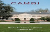 Cambi Casa d'Aste • 113 House Sale Villa La Femara • 11-12 Maggio 2011