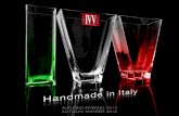 IVV - Italian Handmade glassware. Decorative; tablware and gift items.