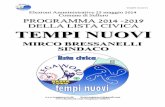 TEMPI NUOVI SELLERO - PROGRAMMA AMMINISTRATIVO 2014-2019