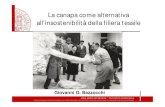 CANAPA SOSTENIBILE - Dott. Giovanni G. Bazzocchi