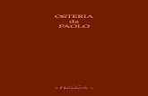 Osteria Paolo - Weinkarte